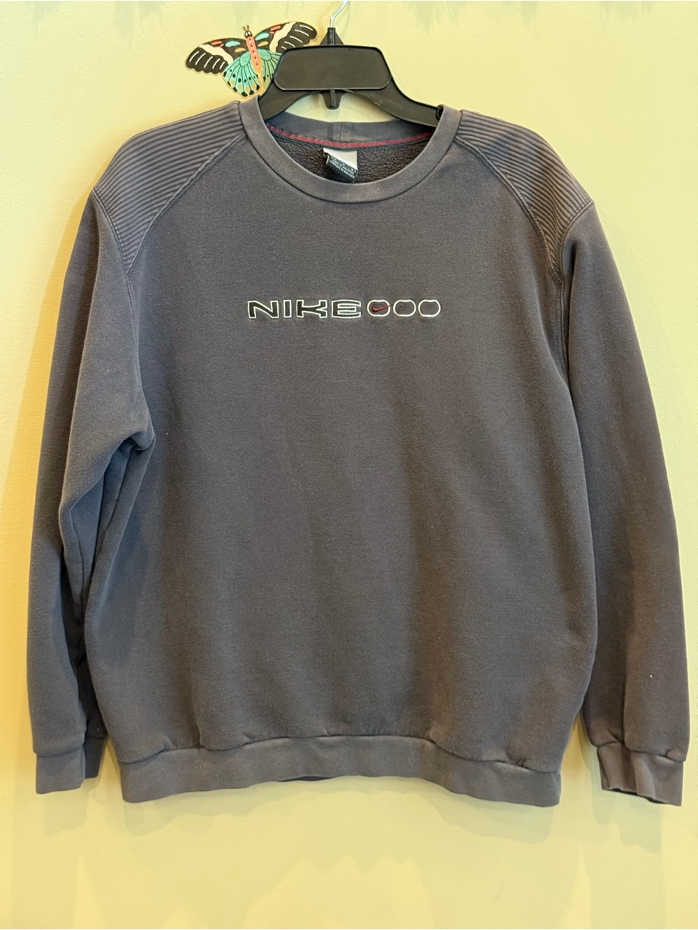 Vintage Nike Men's Slate Gray Crewneck Sweatshirt